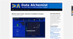 Desktop Screenshot of dataalchemist.com